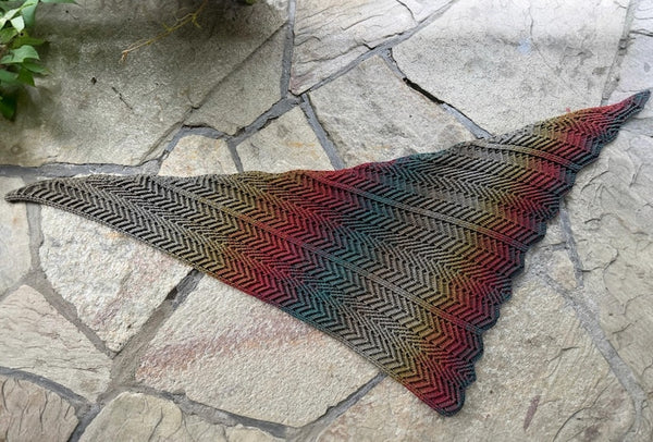 Raveneld shawl Crochet pattern