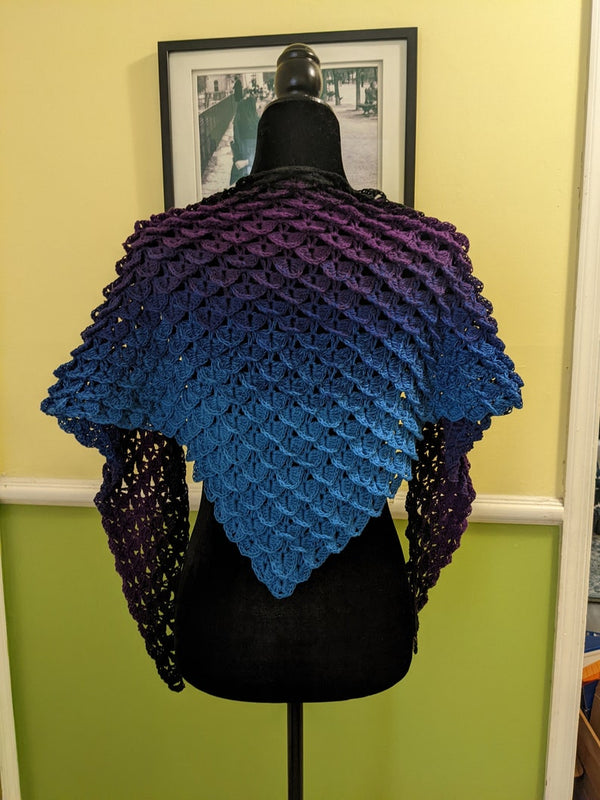 Dragon Scale Shawl Crochet Pattern