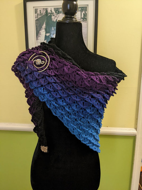 Dragon Scale Shawl Crochet Pattern
