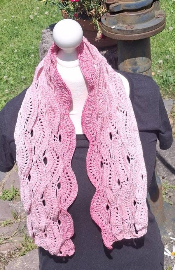 Nol Mini Shawl Scarf Crochet Pattern