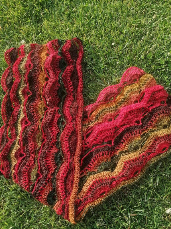 Nol Mini Shawl Scarf Crochet Pattern