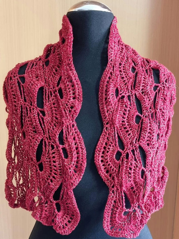 Nol Mini Shawl Scarf Crochet Pattern