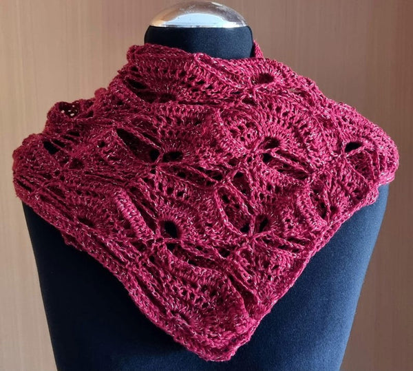 Nol Mini Shawl Scarf Crochet Pattern