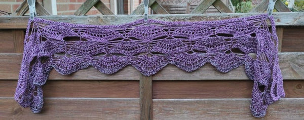 Nol Mini Shawl Scarf Crochet Pattern