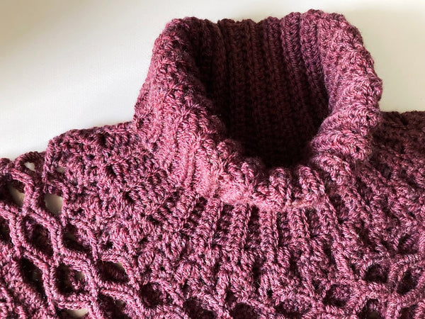 Turtleneck Cowl Crochet Pattern