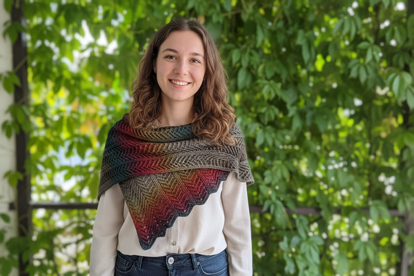 Raveneld shawl Crochet pattern